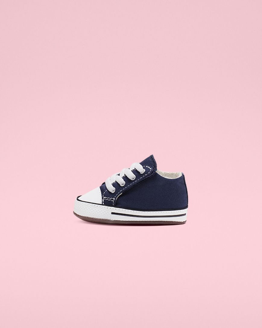 Tenisi Inalti Baieti Converse Chuck Taylor All Star Cribster Easy-On Bleumarin Bej Albi | RO UQZEY059